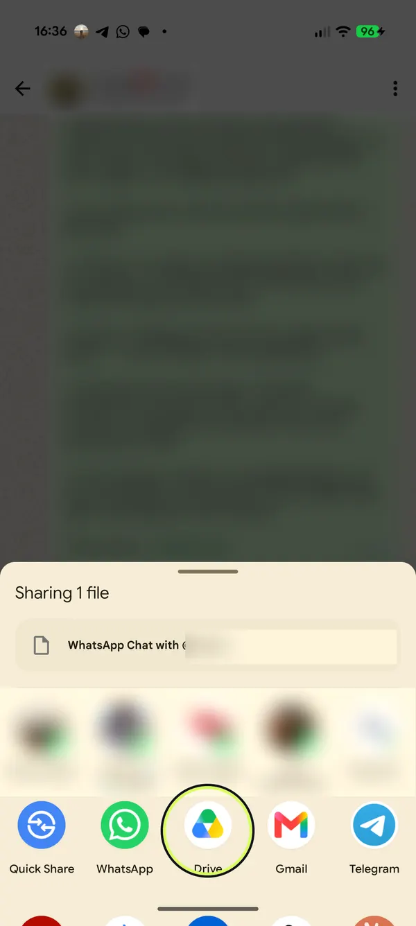 In Google Drive speichern